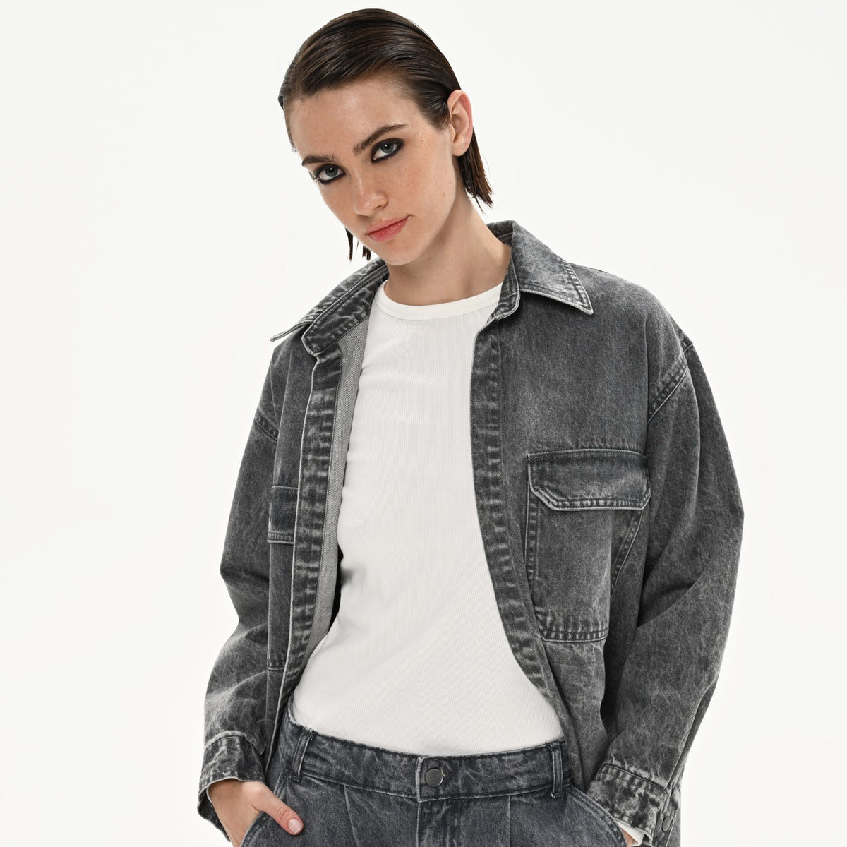 Oversized Jeansjacke Veronica