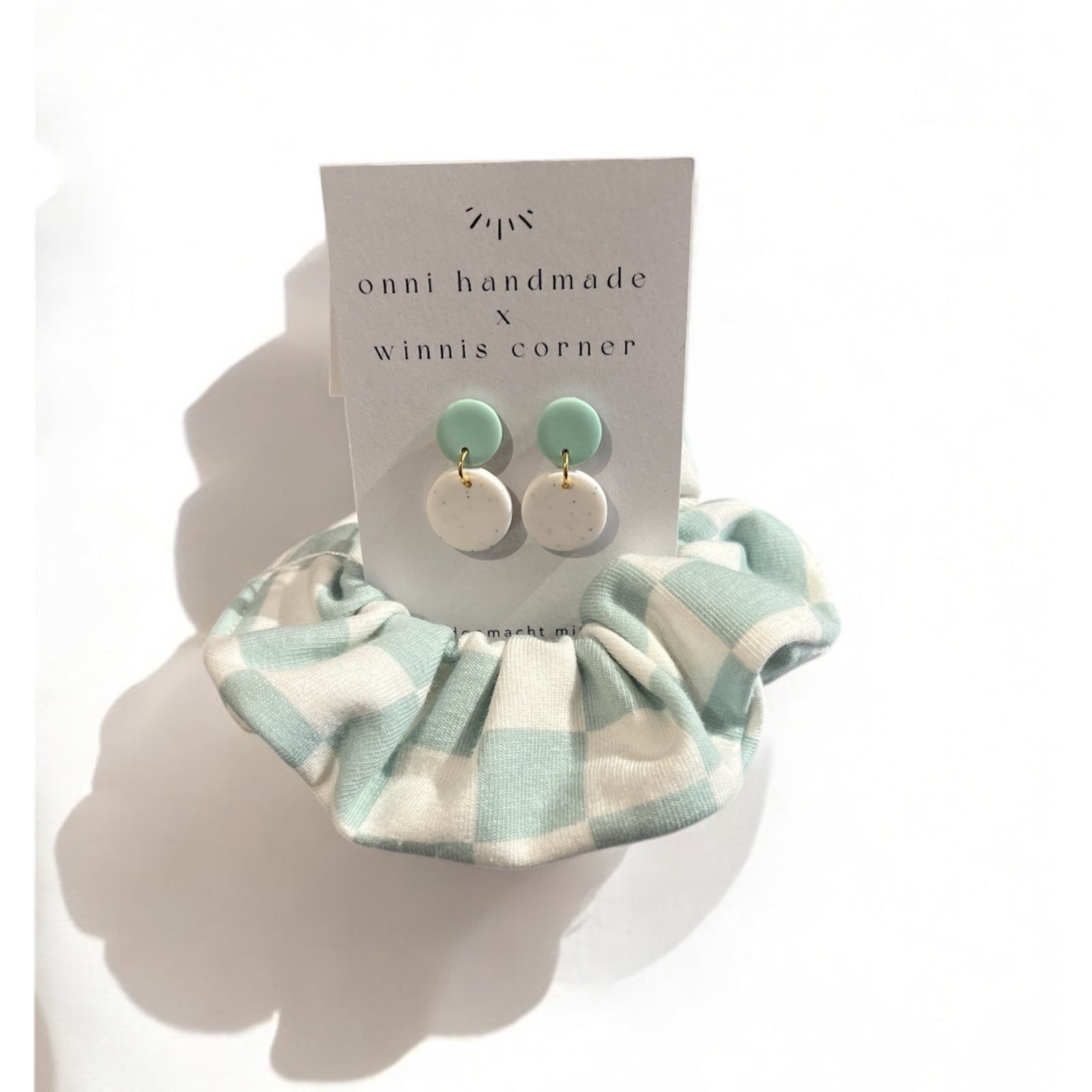 Ohrring & Scrunchie Set