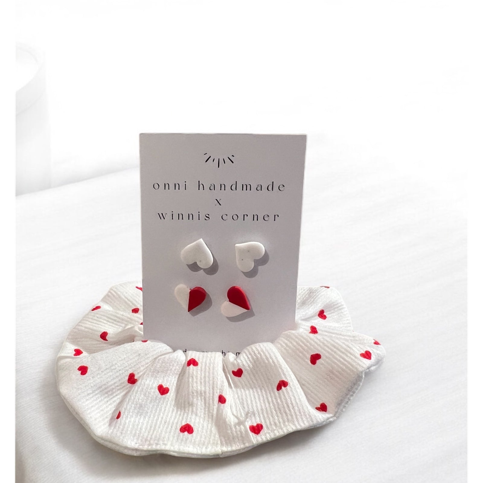 Ohrring & Scrunchie Set
