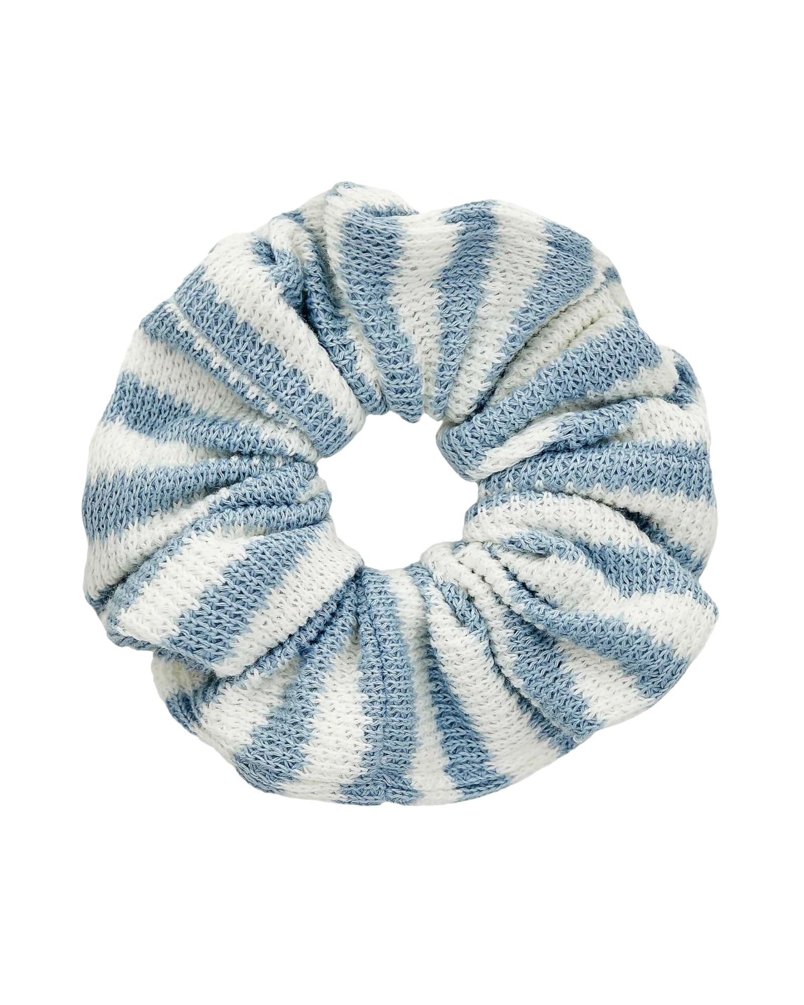 Scrunchie Knitted Stripes – gestrickter Haargummi