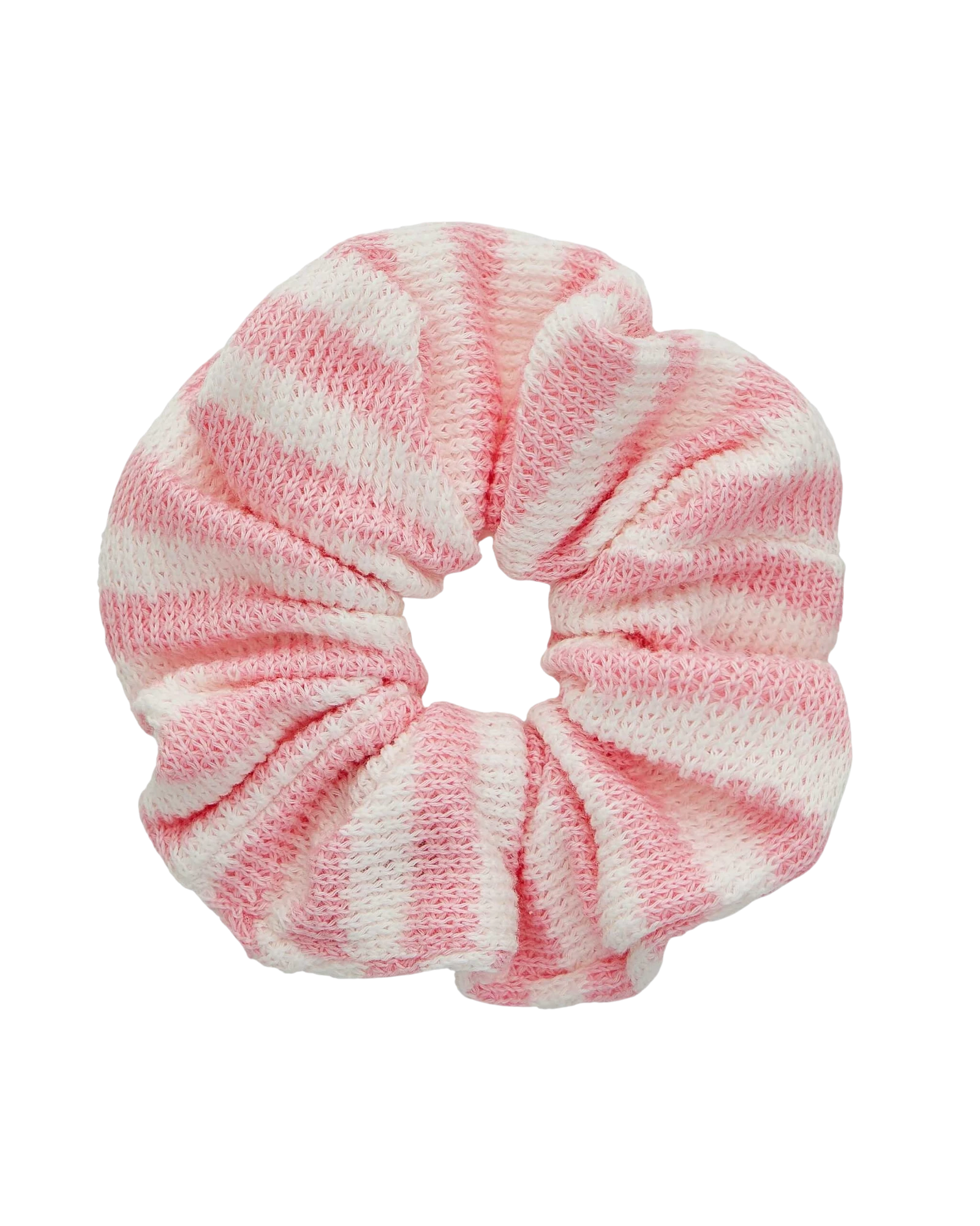 Scrunchie Knitted Stripes – gestrickter Haargummi