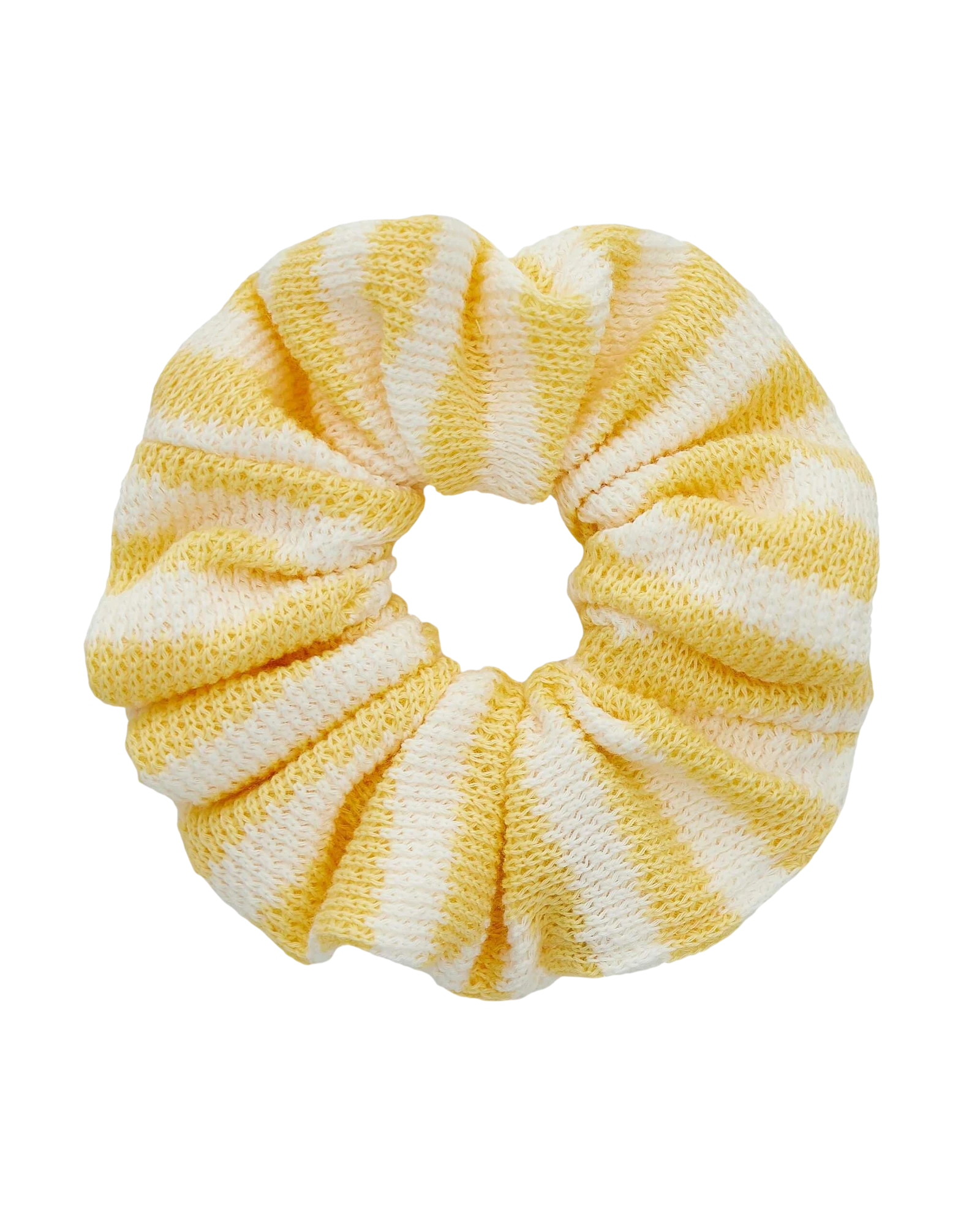 Scrunchie Knitted Stripes – gestrickter Haargummi