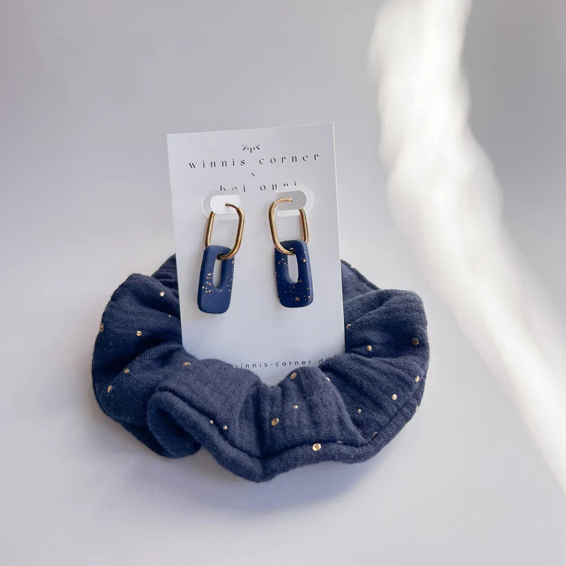 Ohrring & Scrunchie Set
