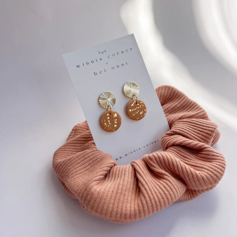 Ohrring & Scrunchie Set