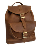 Echtleder Rucksack Themis kleiner klassischer Unisex-Rucksack