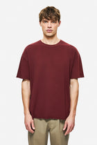 Piqué T-Shirt mit Raw-Edge-Kanten