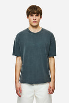 Piqué T-Shirt mit Raw-Edge-Kanten