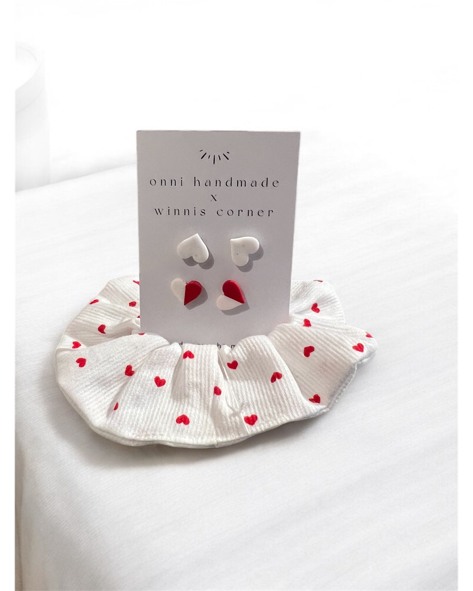 Ohrring & Scrunchie Set