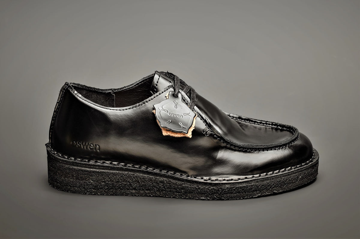 OSWEN | Low shoe EWALDI - Highly polished leather Black | FILOTIMO ...